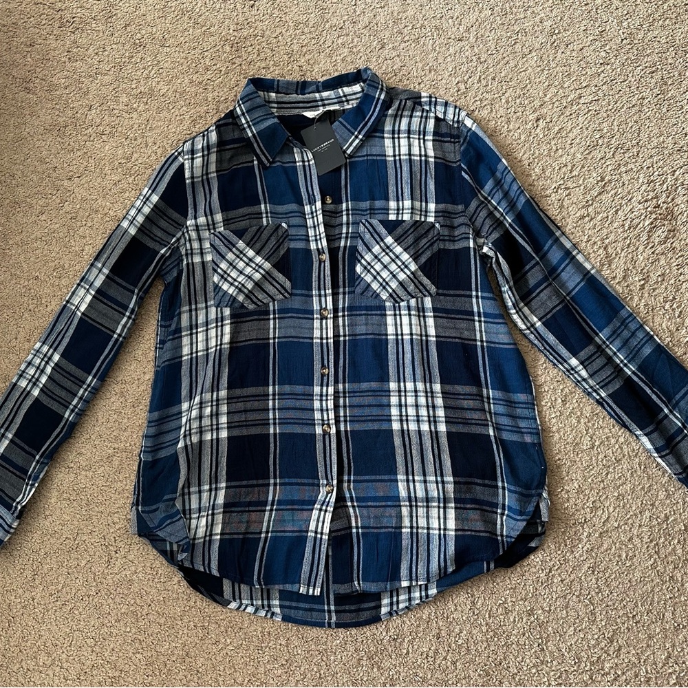 Women’s Lucky Brand Light Flannel - Size Small